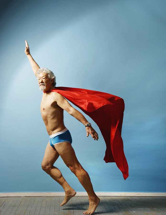 David Suzuki as Superman